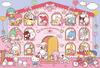 [Made In Japan] Beverly 300-Piece Jigsaw Puzzle Sanrio Characters Sweets House (26 X 38 Cm) 83-120