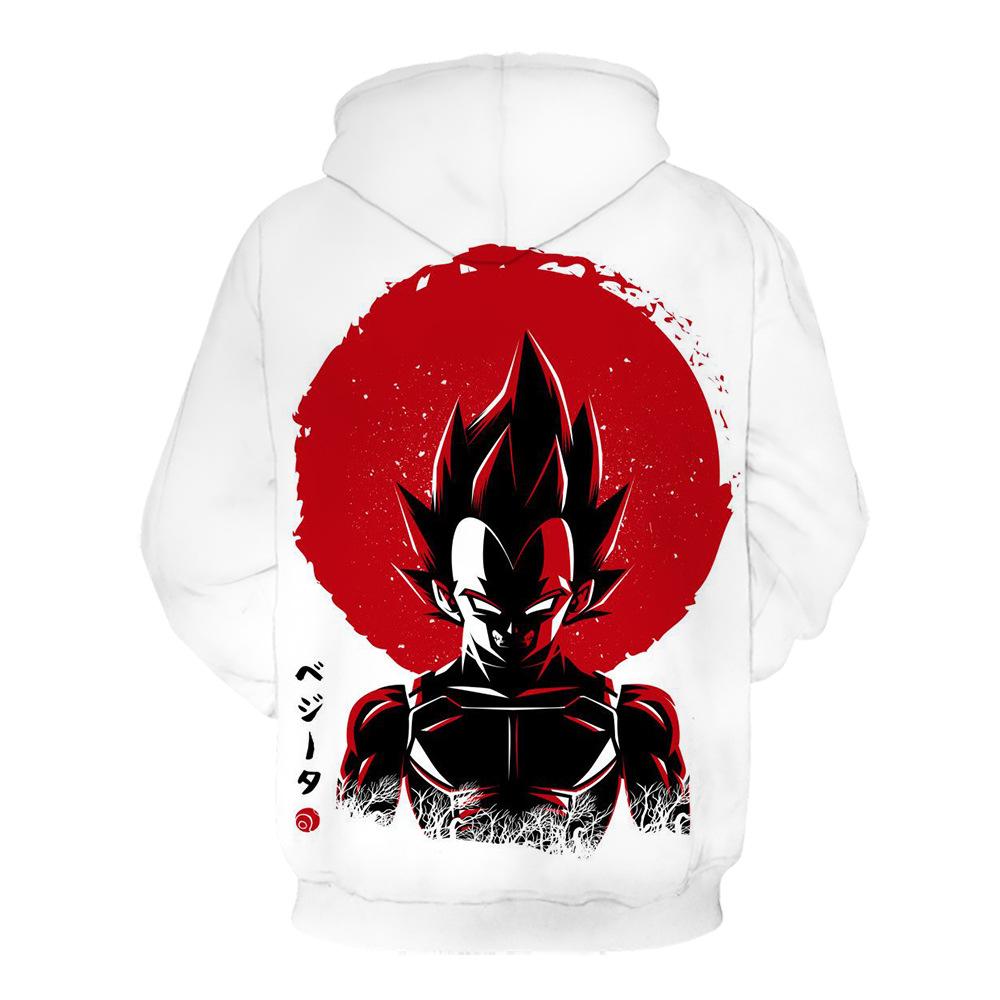 Мода для фанатов DRAGON BALL Свитшот с графическим принтом Спорт на открытом воздухе Косплей Пуловеры Толстовка Костюм для косплея 8 цветов
