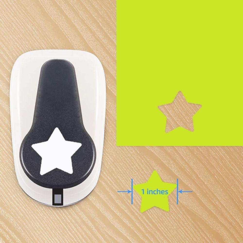 DIY Paper Cutting Pentagram Hole Punch ABS Plastic Craft Hole Punch New Kid Hole Punch  Children