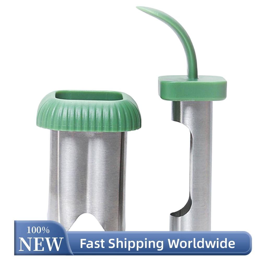 Stainless Steel Jalapeno Deseeder Bell Pepper Corer Seed Remover Vegetable Coring Kitchen Gadget Tool