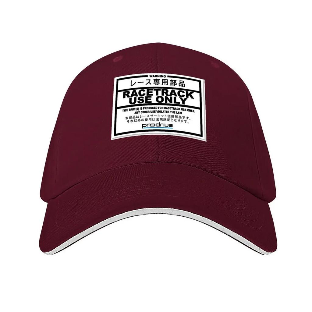 RACE TRACK USE ONLY Baseball Cap Unisexs big size hat Rugby hard hat fishing hat Unisexs Womens