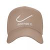 Classic Fishing Just Fish It Baseball Cap for Unisex WoUnisex Breathable FisherUnisex Dad Hat PerforUnisexce Snapback Caps Sun Hats