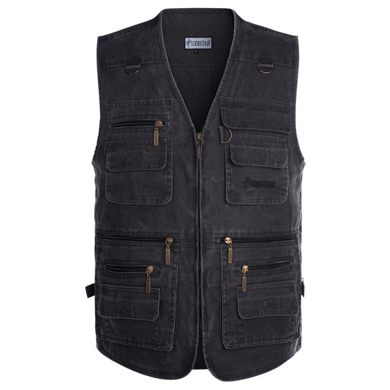 Men's Vest Fashion Spring and Autumn Casual Outdoor Vest