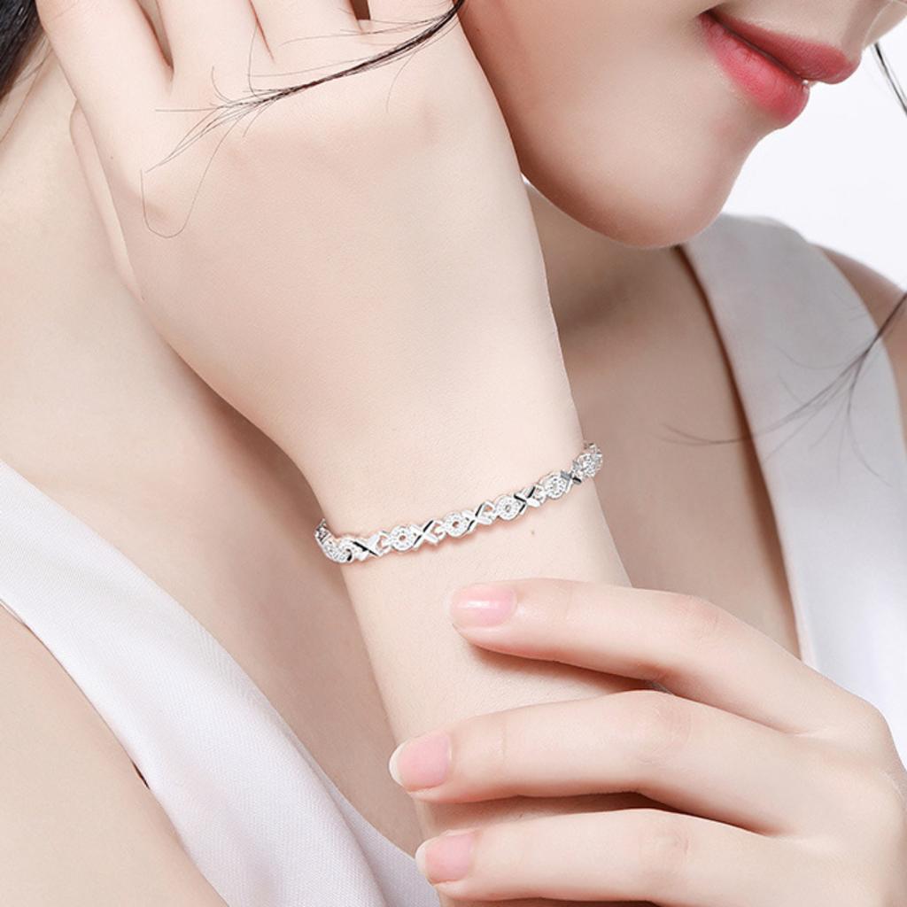 Браслет из белого золота с быком, женские простые креативные ручные украшения