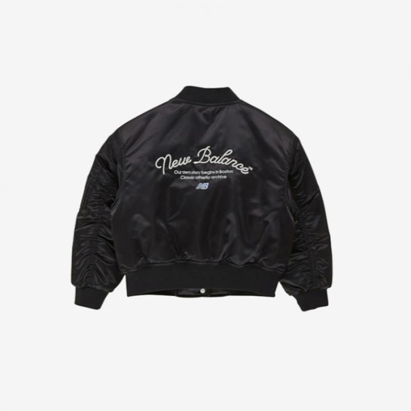New Balance Детский блестящий джемпер в стиле varsity Nk9dg1883g