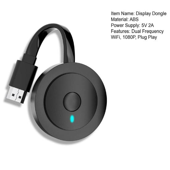 Беспроводной Wi-Fi дисплей, ТВ-приемник, двухчастотный Wi-Fi 1080P, совместимый с HDMI TV Stick Airplay Monitor