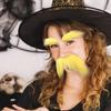 Pack Of Three Fake Beard Self Adhesive Cosplay Outfit Accessories Eyebrow Set  Festival Party