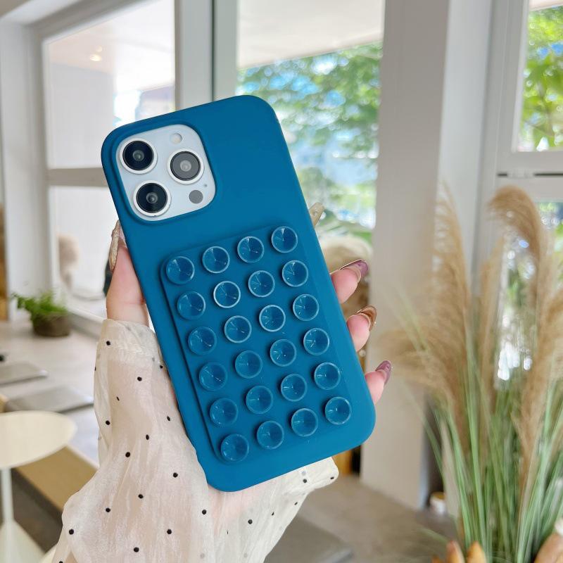 Многофункциональная силиконовая присоска - подставка для телефона и наклейка на заднюю панель