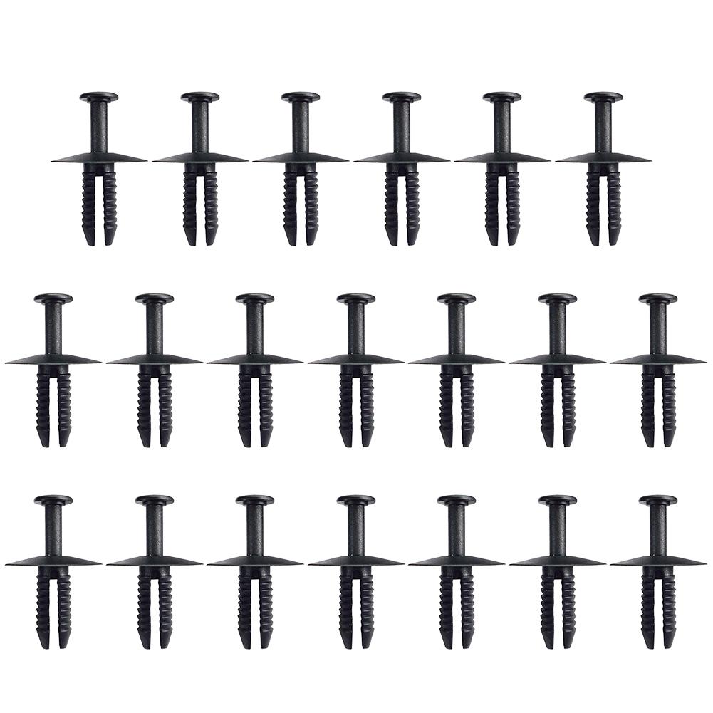 Черные дверные зажимы для колесных арок Фиксаторы для колесных арок