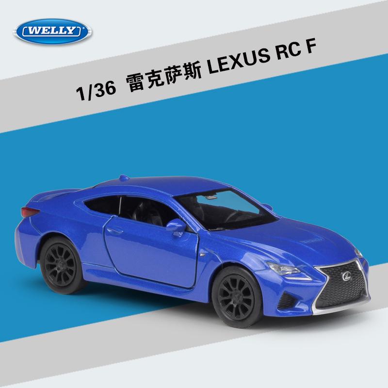 Welly 1:36 Lexus RC F Alloy Car Model Pull-back Toy