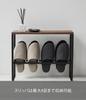 Yamazaki 5153 Slipper Rack with Top Board, Black, W50XD12XH41cm, Tower, Small Items, Entrance Storage, Slippers Storage