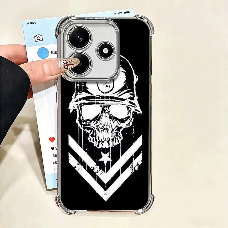 Металлический Чехол для Телефона Motocross Metal Mulisha Мягкий Для Xiaomi Poco X7 X8 Pro Max X6 X5 X3 F8 Ultra F7 M8 M7 M5S Redmi 15C 15A 15 14C 13C 12