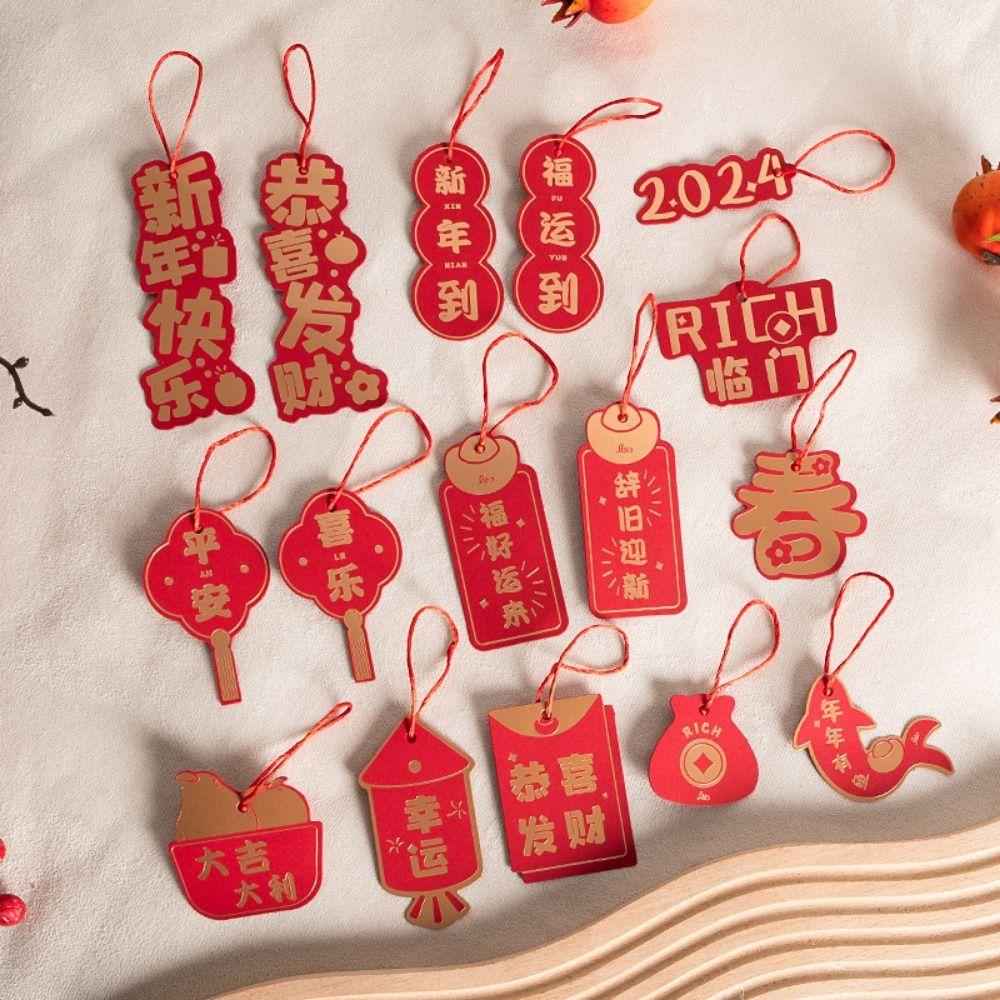 Decorative New Year's Blessing Pendant Chinese Style Lunar New Year Hanging Ornament Wedding