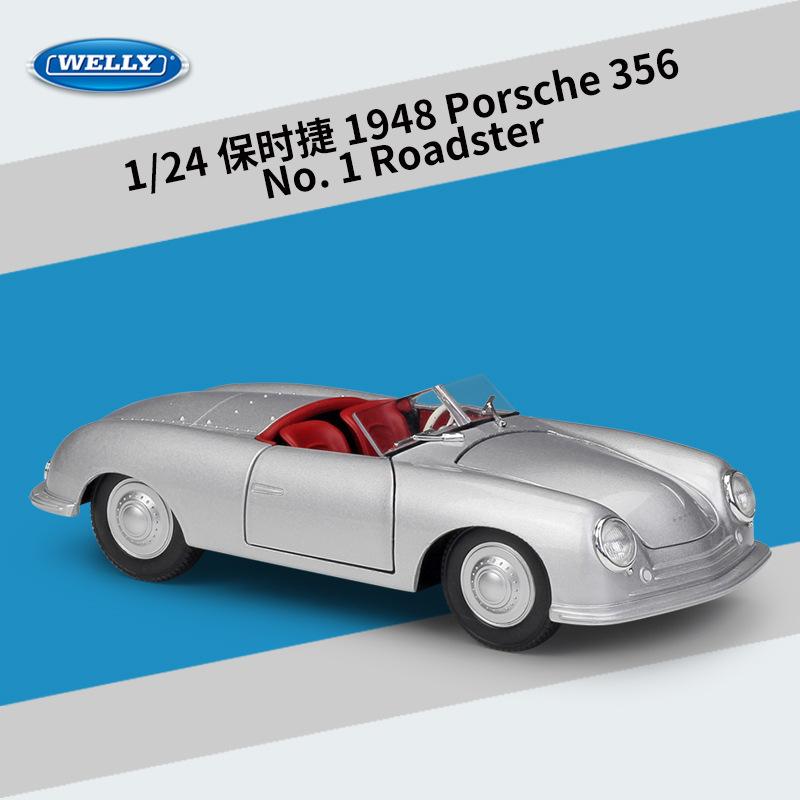 AKEZM1 WELLY 1:24 Scale 1964 Porsche 911 Classic First Generation - Alloy Die-Cast Model with Opening Doors, Collector's Display Gift