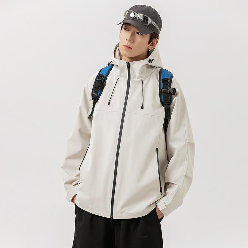 Весенняя новая ветрозащитная и водонепроницаемая куртка с капюшоном, функциональная горная функциональная спортивная куртка для активного отдыха на открытом воздухе