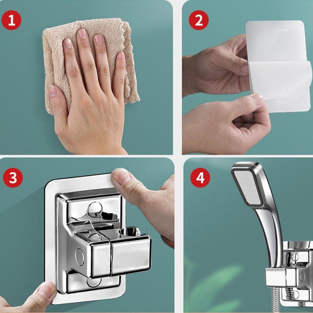 Универсальный держатель-распылитель для ванной, дома, фиксирующие зажимы, держатель для душевой лейки, настенный кронштейн