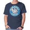 Unisex Crew Neck T-Shirt Coffee Seeker Graphic Short Sleeve Casual Tee