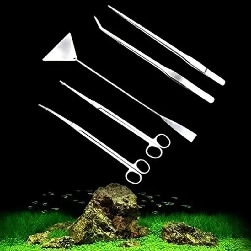 1 шт. Аквариумное живое растение Инструменты для аквариума Подходящий очиститель стекла для аквариума Аквариумный дом Аквариум для рыбок Пинцет для чистки Аксессуары