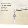 316L Titanium Steel Cartilage Earring with Blue Zircon