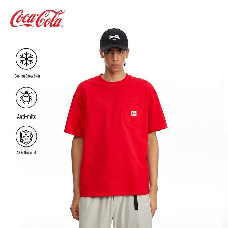 Дышащая хлопковая футболка унисекс Coca-Cola