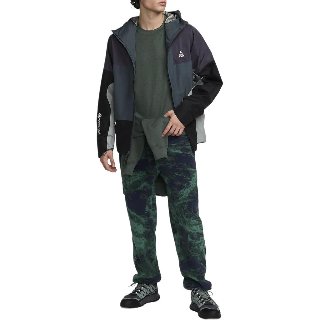 Nike Мужские спортивные штаны ACG Tie-Dye с завязками на резинке, зеленые FN2432-361