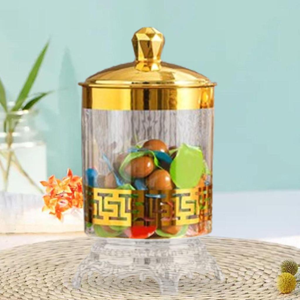 Банка для конфет с крышкой, контейнер для шведского стола, бутылка для сухих продуктов, кухонное хранение, сервировка стола для вечеринок