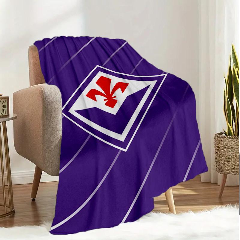 Fiorentina Football Club Blanket Lightweight Ideal Bedding Blanket Perfect for Travel, Camping, Living Rooms, Offices, Sofas, Fan Christmas gift