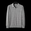 Pierre Cardin Men's Wool-Blend V-Neck Knit Long-Sleeve Shirt