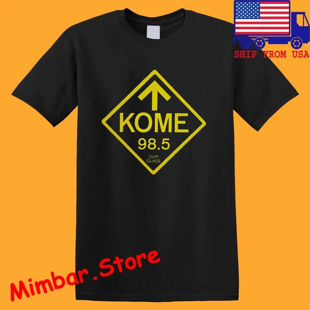 Kome 98.5 Radio Men's Black Size S-5XL