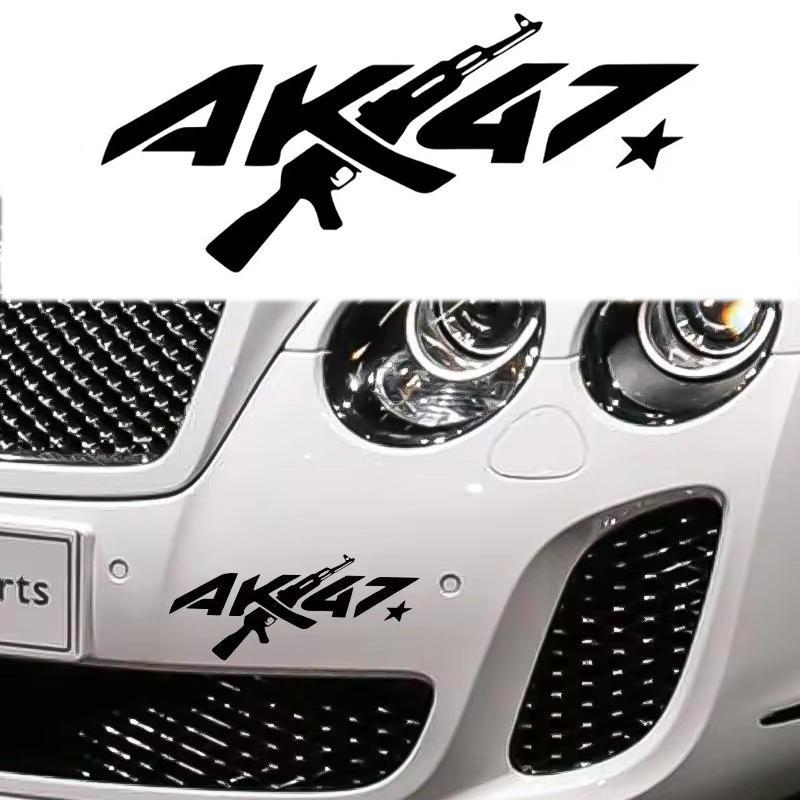 Universal Personalised Creative AK47 Car Sticker Waterproof  Auto Body Bumper Window Motorcycle Laptop Wall Car Accessories