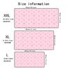 Kawaii Strawberry Pattern Mouse Pad Nonslip Rubber Large Desk Mat Gaming Keyboard Mousepad Hd Cute Desk Computer Accessories