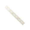 Ecru Cotton Lace Ribbon Rosette 1.5 Cm X 2 M