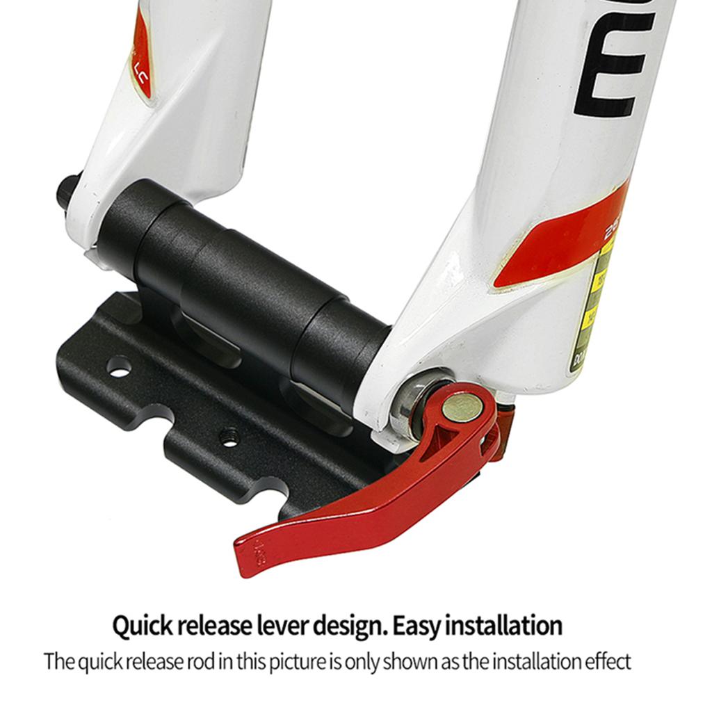 Bicycle Front Fork Mount Bracket Car Roof Bike Fixing Rack Quick Release CarTop Bicycle Front Fork