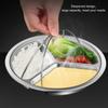 With Handle Stainless Steel Steamer Basket Anti-Scald Steaming Pan Round Pot Insert Tray  Eggs