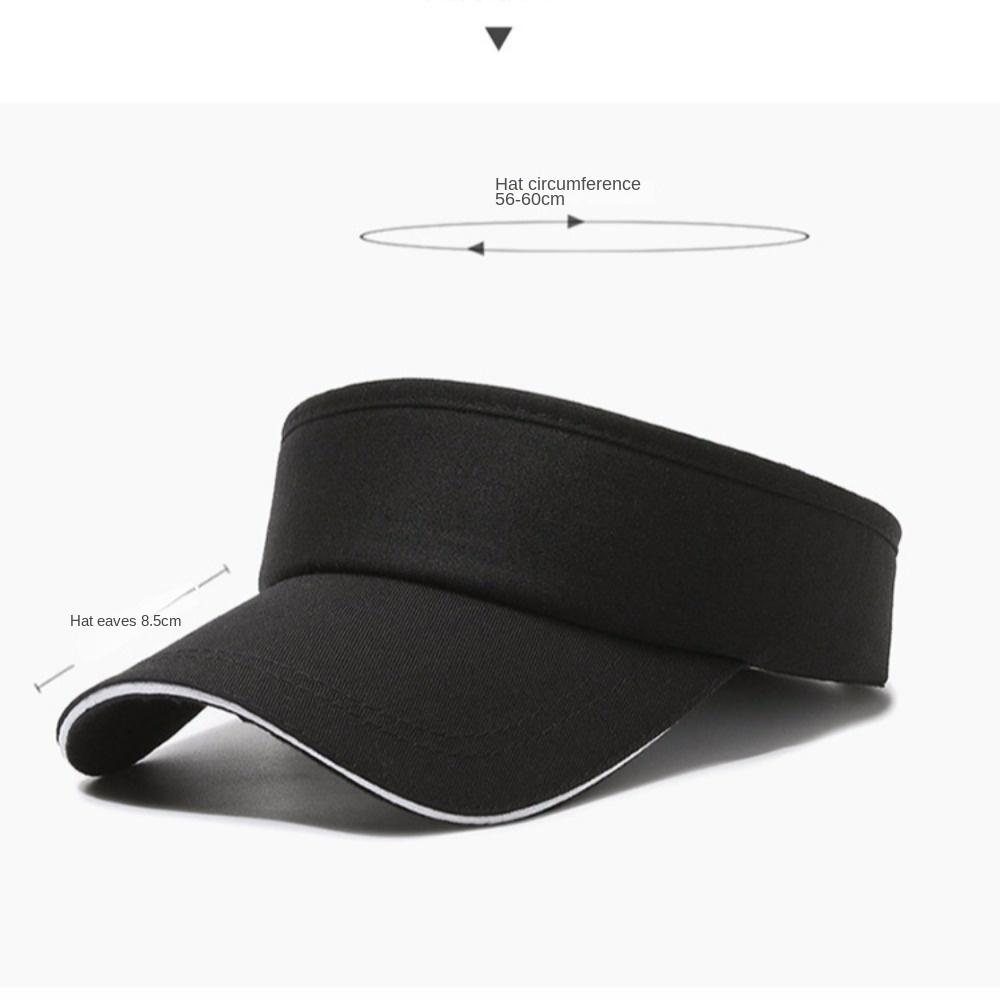 Sport Sun Hat Outdoor Breathable Sun Protection Tennis Empty Top Running Hat Anti UV Golf Adjustable Sunscreen Beach Visor