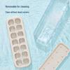 ecoco Press-Type 7-Grid Ice Cube Tray with Lid