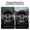 Car Steering Wheel Cover Protection Case Anti Slip Breathable Protector For Ford ST Line Focus Mustang Fiesta Puma Ranger Kuga