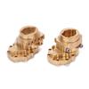 2pcs RC Brass Rear Inner Portal Housing Cover and Portal Drive Axle Mounts for TRX?4 RC Car