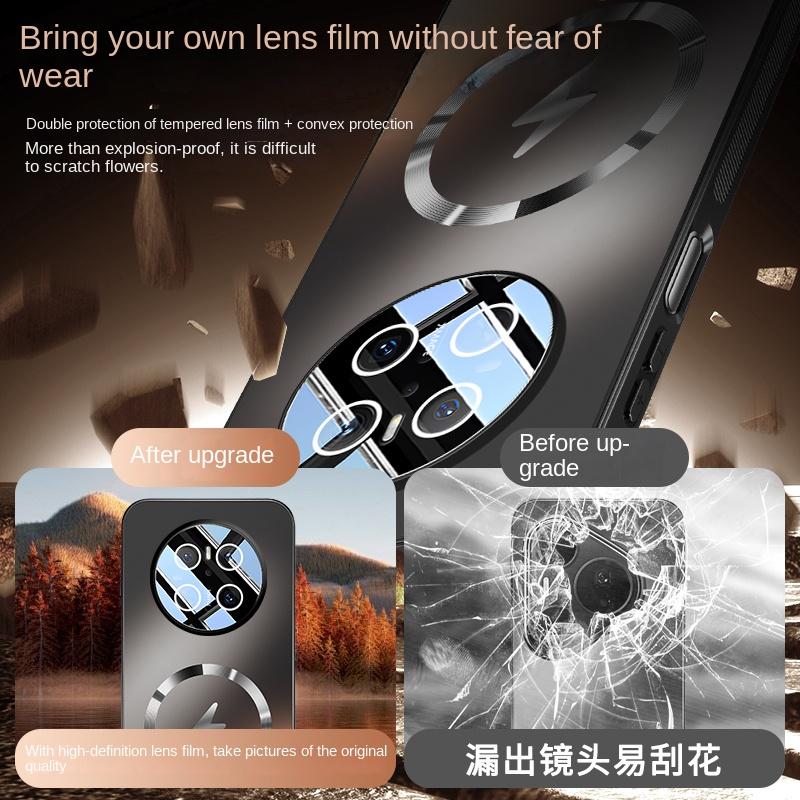 Чехол из ТПУ с полной защитой объектива для Huawei Mate 70 70 Pro 70 ProPlus имеет магнитную противоударную функцию.
