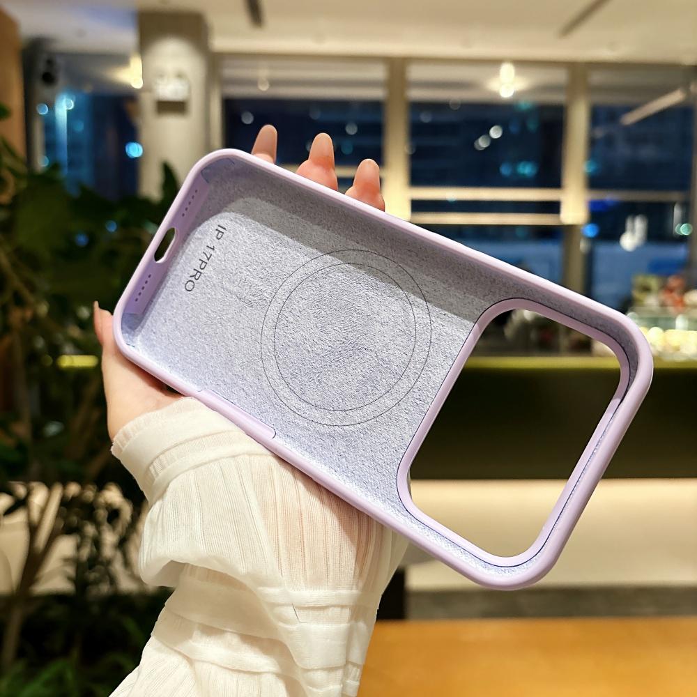 Оригинальный мягкий силиконовый магнитный чехол Magsafe для iPhone 17 Air 16 15 14 13 12 Pro Max Plus 17Promax Ударопрочный чехол для телефона