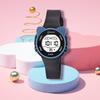 Детские часы противоударный водонепроницаемый будильник календарь времени ночник точный дисплей времени регулируемый силиконовый ремешок цифровые электронные часы