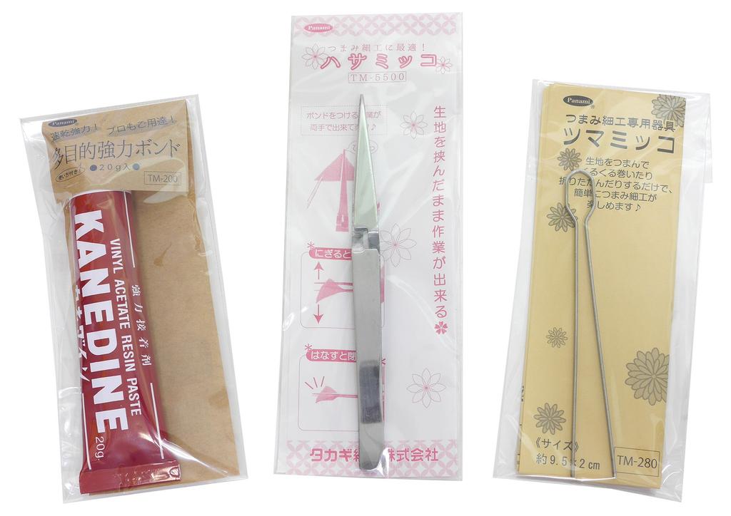 Takagi Fiber Panami Kyoto Chirimen Tsumami Zaiku Серия Набор для начинающих Tsumami Zaiku SO-4