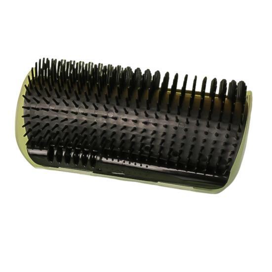 Cat Corner Scratcher Self-Grooming Massage Comb with Catnip Easy To Install Wall Corner Massage Comb Scratcher Grooming Brush Tool