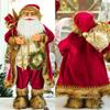Santa Claus Doll Height 30cm New-Year Christmas Decorations For Home Children'S Gifts Window Ornaments Navidad