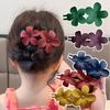 Girl Frosted Flower Big Hair Clip Hairpins Women Headwear Ponytail Duckbill Clips Hair Claws Barrettes