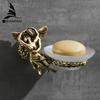 Romantic Shower Wall Soap Dish Holder No-Drilling Reusable Shampoo Bar Soap Holder Soap Saver for Bathroom Tile MB-0815B