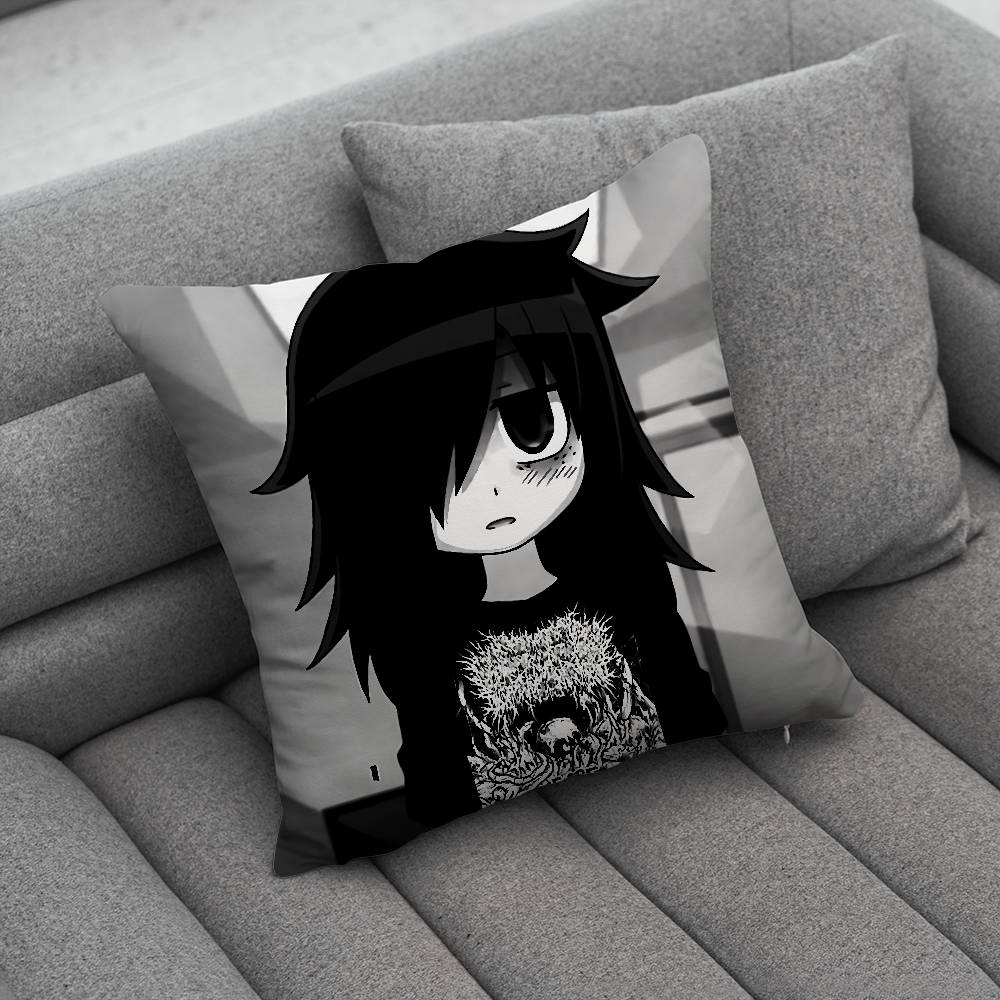 TTomoko WWatamote Kuroki Наволочка Наволочка Домашние Подушки для Дивана Подушки для Автомобиля Чехол для Подушки Офисная Оболочка для Подушки Подушка