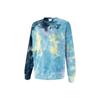 Puma Толстовка Mmq Series Tie Dye Crew со свободными топами унисекс с круглым вырезом Темно-синий 539579-06
