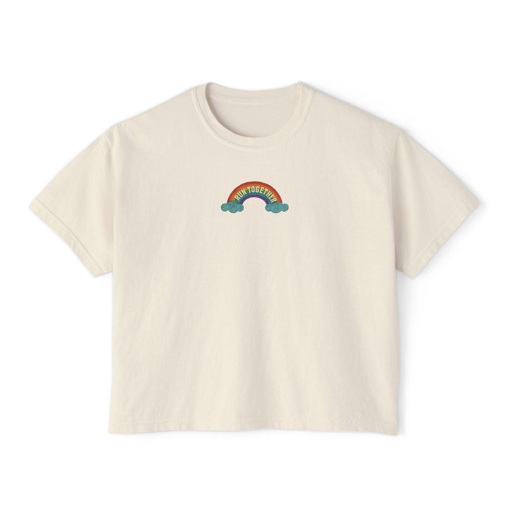 Run Together Pride Shirt, Rainbow Pocket Print Tee, LGBTQ Running Shirt, Inclusive Run Club T-Shirt, Pride Runner Gift, Pride Month Tee