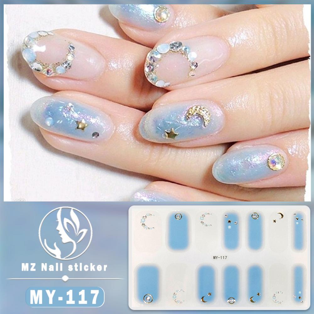 Трехмерная водонепроницаемая гелевая пленка для ногтей без запекания, полная паста, имитация бриллианта, бронзирование, лазерная пленка для ногтей, бумага для ногтей